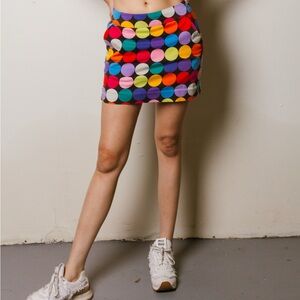 Loudmouth Multicolored Balls Dots Golf Skort